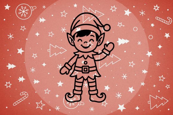 Christmas Elf SVG: A Cheerful Addition to Holiday Graphics