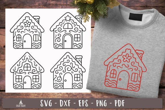 Christmas Gingerbread House SVG: A Versatile Graphic for Holiday Campaigns