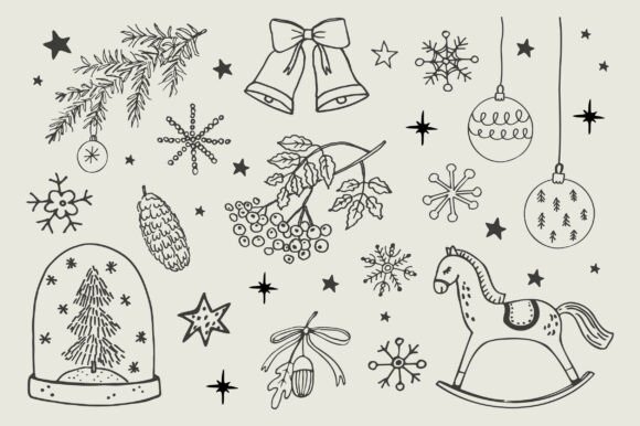 Christmas New Year Clipart: A Festive Embroidery Review