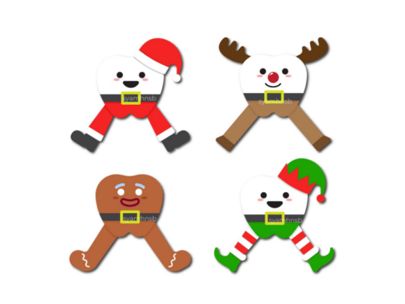 Christmas Tooth SVG Bundle: A Festive Graphic Design